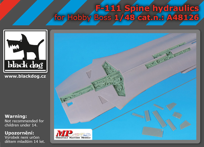 [사전 예약] A48126 1/48 F-111 Spine hydraulics for Hobby Boss