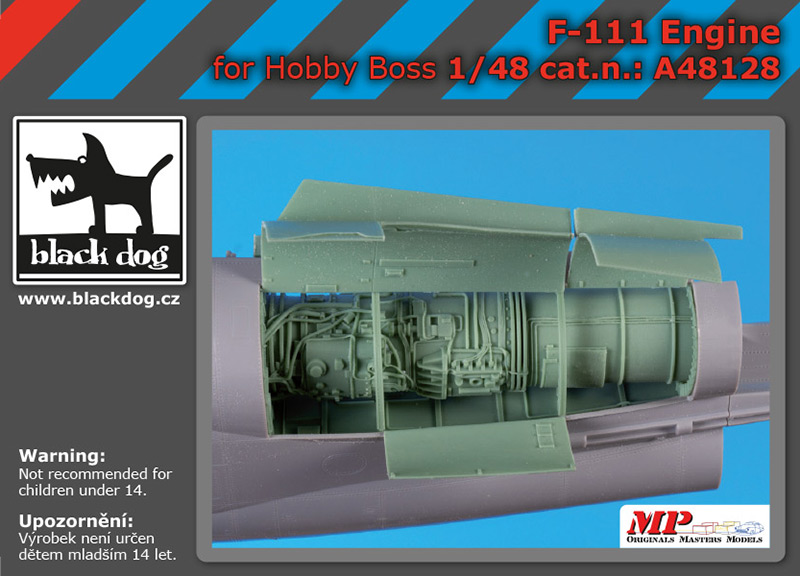[사전 예약] A48128 1/48 F-111 engine for Hobby Boss
