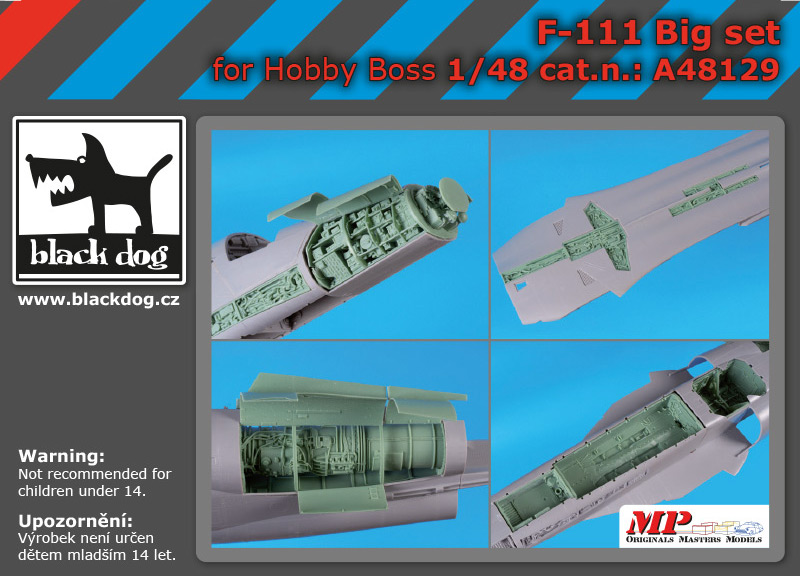 [사전 예약] A48129 1/48 F-111 Big set for Hobby Boss