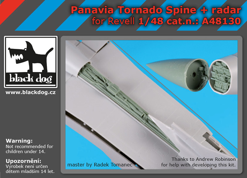 [사전 예약] A48130 1/48 Panavia Tornado spine+radar for Revell