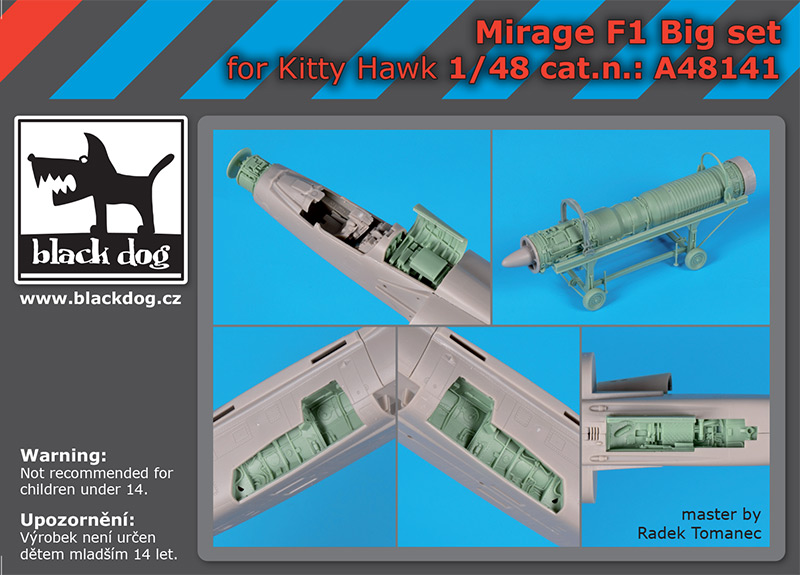 [사전 예약] A48141 1/48 Mirage F1 big set for Kitty Hawk