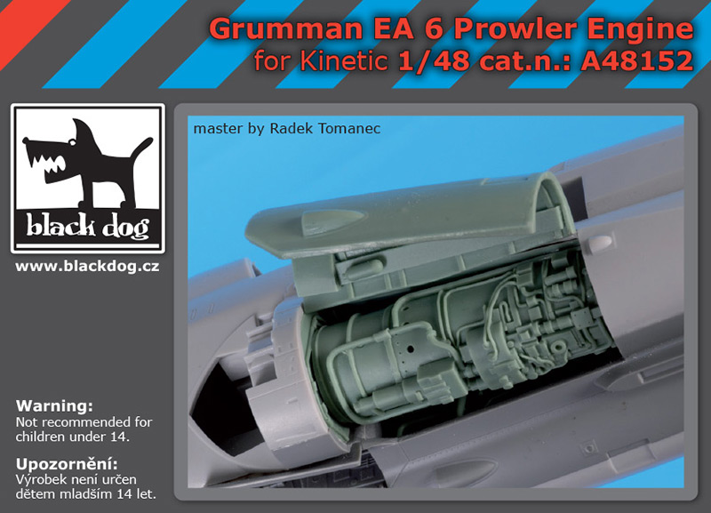 [사전 예약] A48152 1/48 Grumman EA 6 Prowler engine for Kinetic
