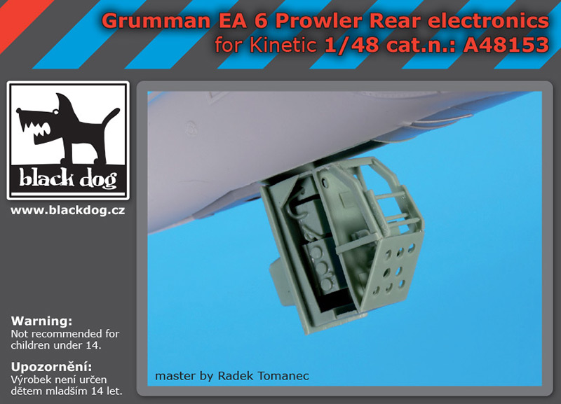 A48153 1/48 Grumman EA 6 Prowler rear electronic for Kinetic
