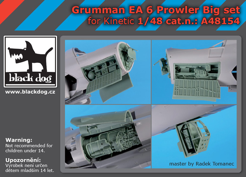 [사전 예약] A48154 1/48 Grumman EA 6 Prowler big set for Kinetic