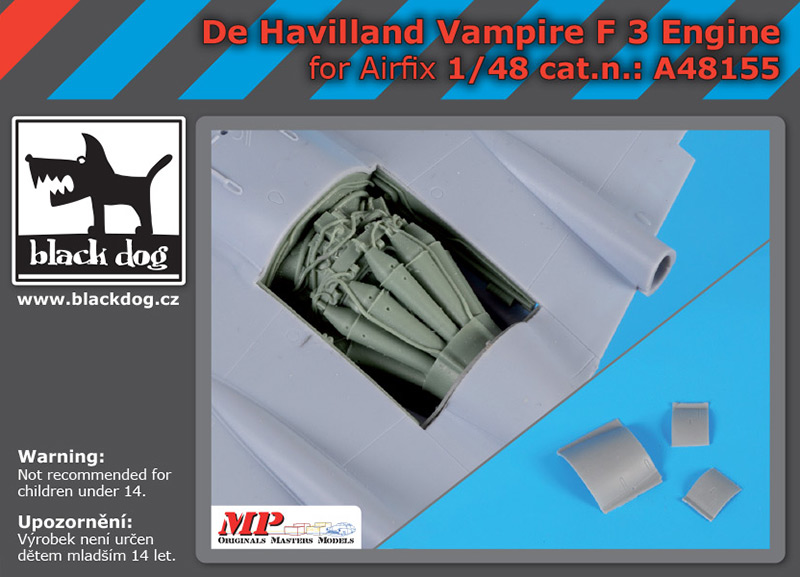 [사전 예약] A48155 1/48 De Havilland Vampire F 3 engine for Airfix