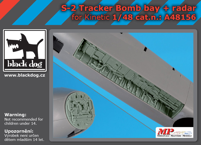 [사전 예약] A48156 1/48 S-2 Tracker bomb bay+radar for Kinetic