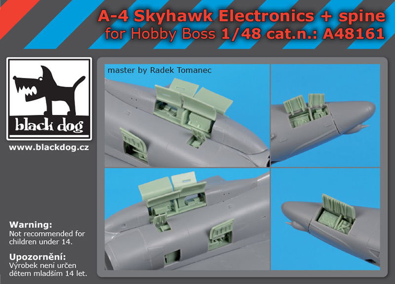 [사전 예약] A48161 1/48 A-4 Skyhawk electronics+spine for Hobby boss