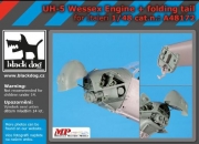 [사전 예약] A48172 1/48 UH-5 Wessex engine +folding tail for Italeri