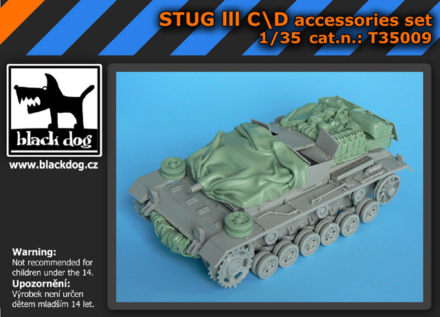 [사전 예약] T35009 1/35 Stug III C/D accessories set for Dragon