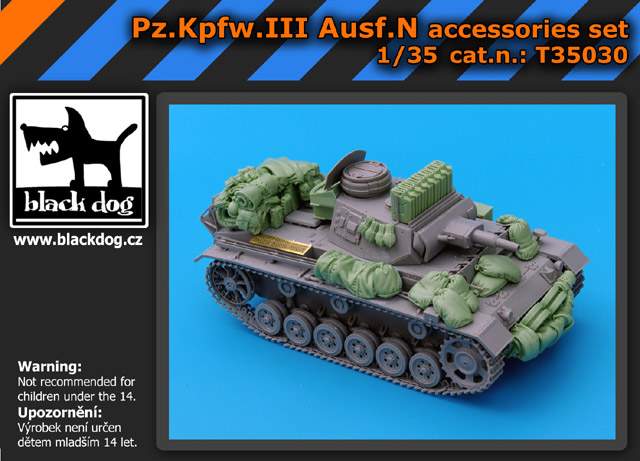 [사전 예약] T35030 1/35 Pz.Kpfw.III Ausf.N accessories set for Dragon