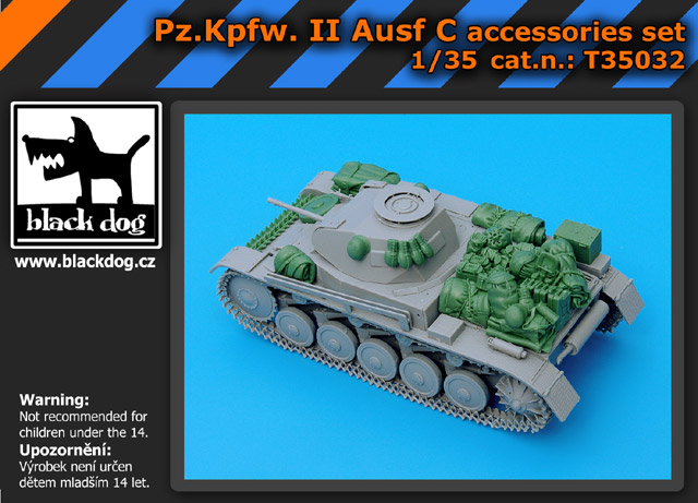 [사전 예약] T35032 1/35 Pz.Kpfw. II Ausf C accessories set for Dragon