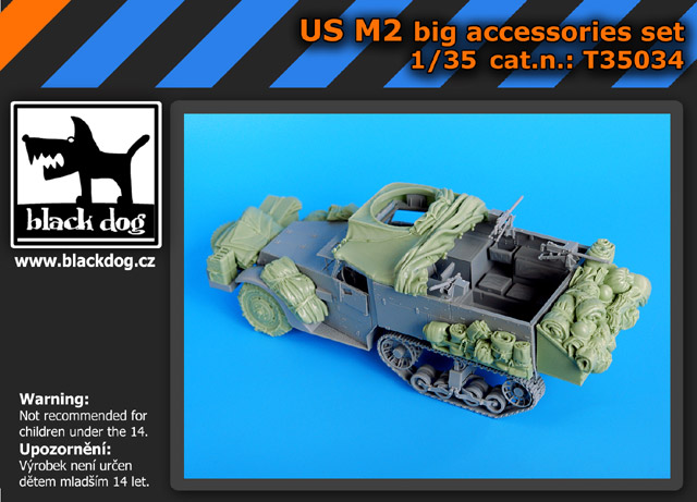 [사전 예약] T35034 1/35 US M2 big accessories set for Dragon