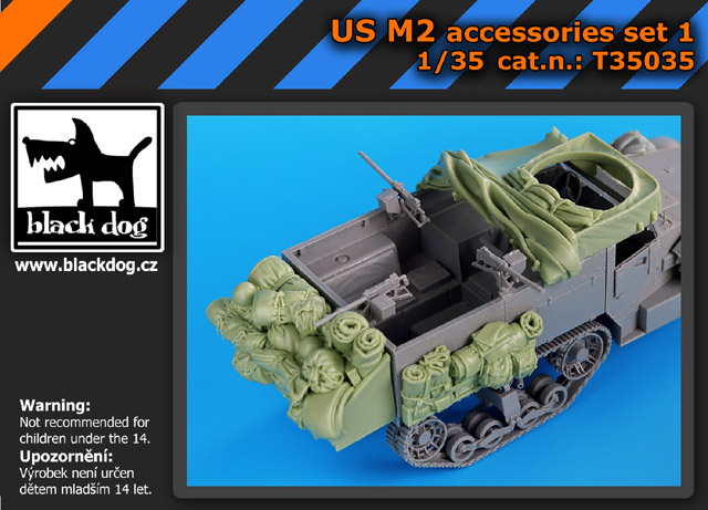 [사전 예약] T35035 1/35 US M2 accessories set N°1 for Dragon