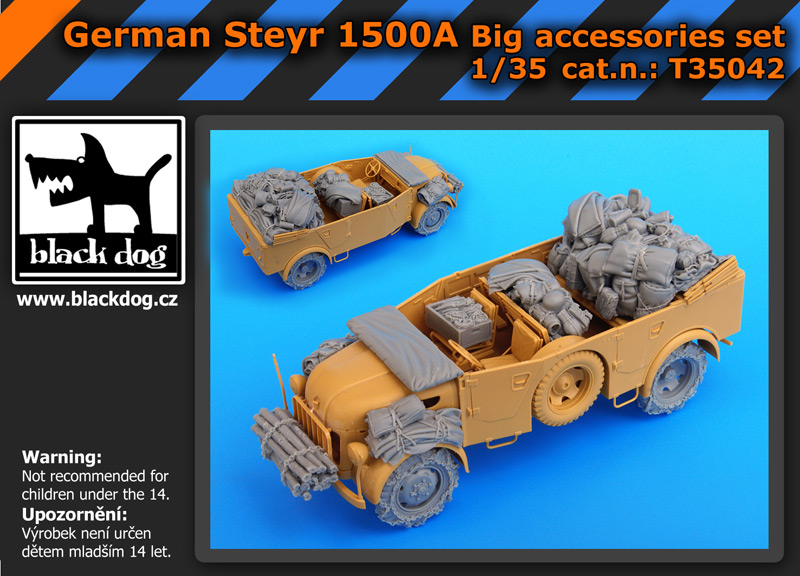 [사전 예약] T35042 1/35 German Steyr 1500Abig accessories set for Tamiya