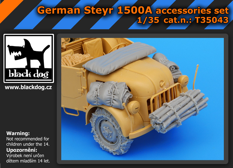[사전 예약] T35043 1/35 German Steyr 1500A accessories set forTamiya