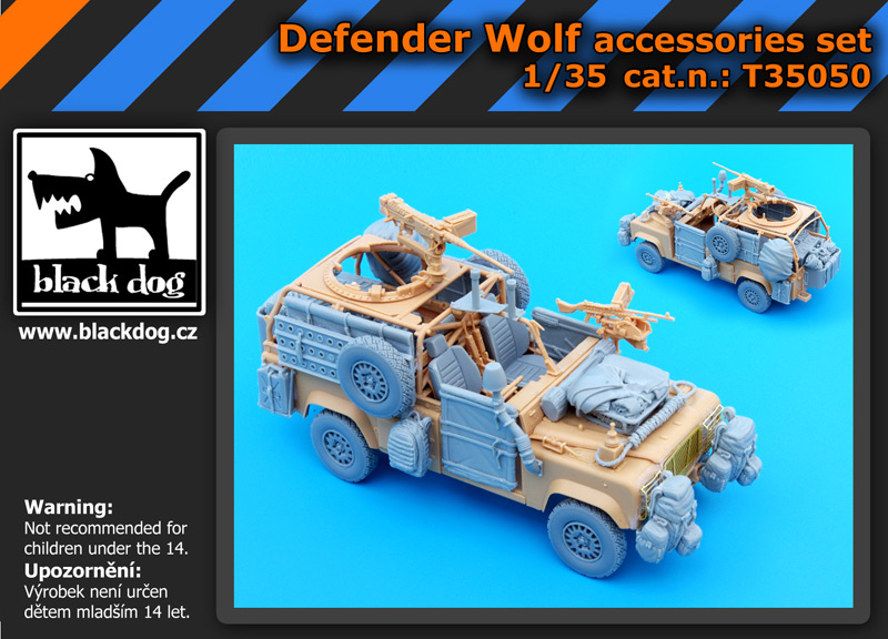 [사전 예약] T35050 1/35 Defender Wolf accessories set for Hobby Boss