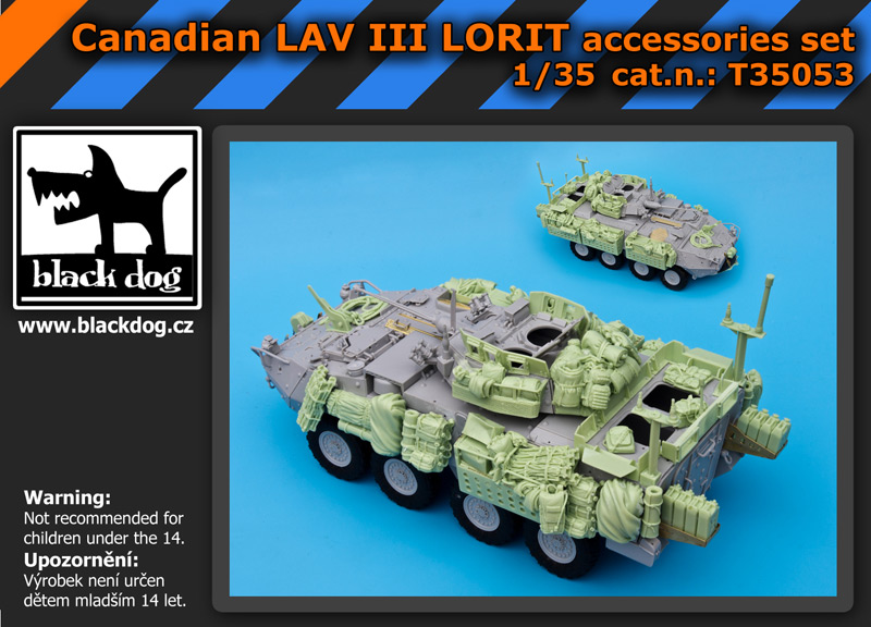 [사전 예약] T35053 1/35 Canadian Lav III Lorit accessories set for Trumpeter