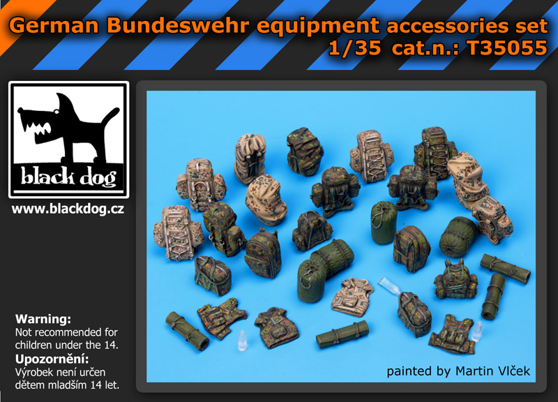[사전 예약] T35055 1/35 German Bundeswehr equipment accessor. Set