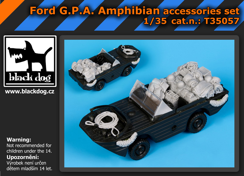[사전 예약] T35057 1/35 Ford G.P.A Amphibian accessories set for Tamiya
