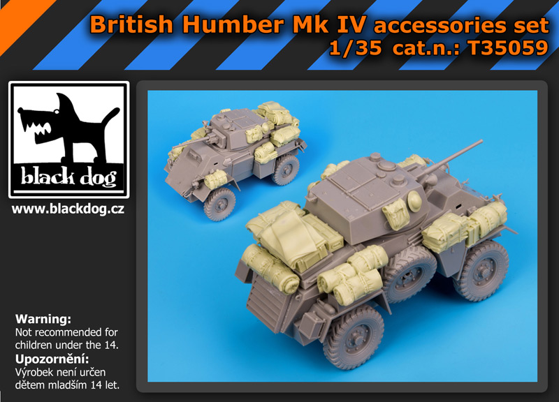 [사전 예약] T35059 1/35 British Humber Mk IV accessories set for Bronco models