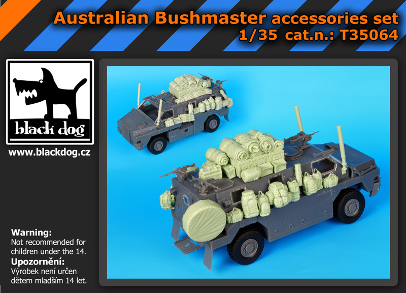 [사전 예약] T35064 1/35 Australia Bushmaster accessories set for Showcase models
