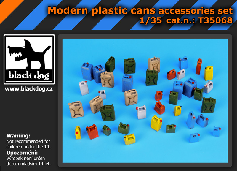 [사전 예약] T35068 1/35 Moder plastic cans accessories set