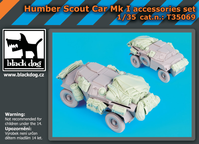 [사전 예약] T35069 1/35 Humber Scout car Mk I accessories set for Bronco models