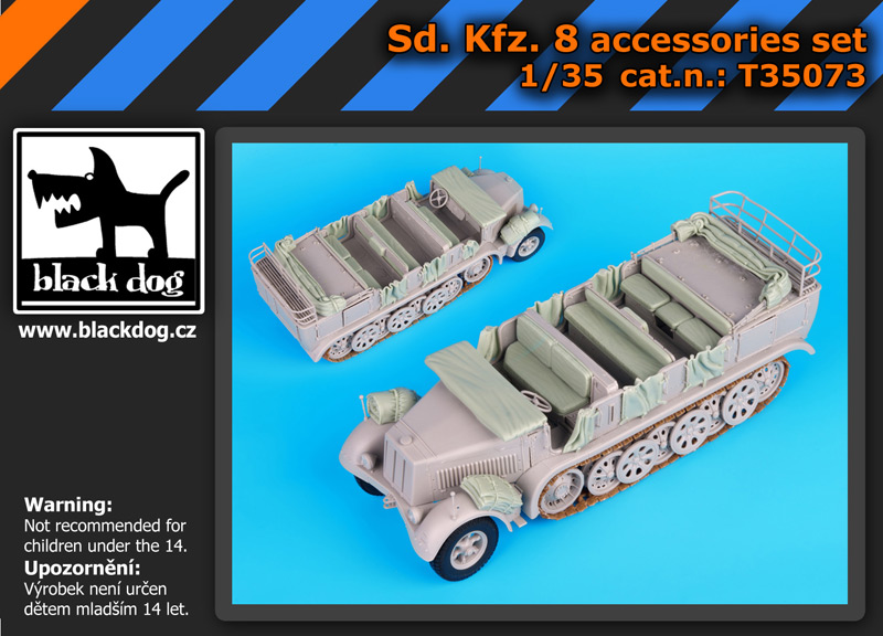[사전 예약] T35073 1/35 Sd.Kfz 8 accessories set for Trumpeter
