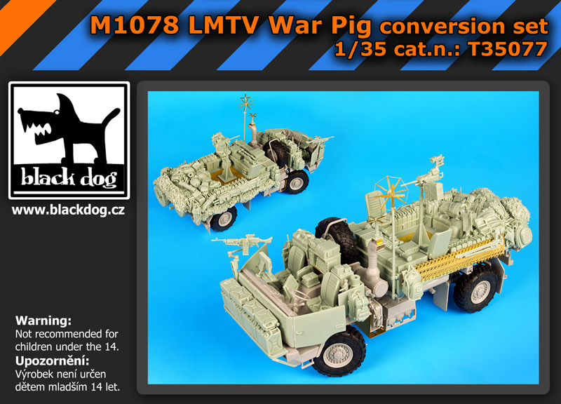 [사전 예약] T35077 1/35 M1078 LMTV War pig conversion set for Trumpeter