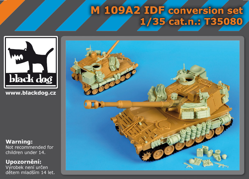 [사전 예약] T35080 1/35 M109A2 IDF conversion set for Kinetic