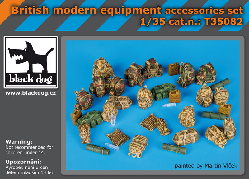 [사전 예약] T35082 1/35 British modern equipment accessories set