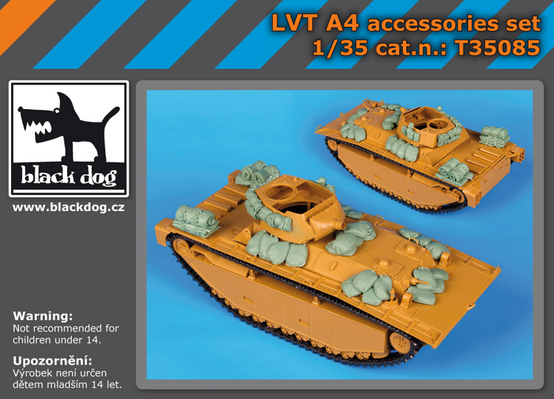 [사전 예약] T35085 1/35 LVT A4 accessories set for Italeri