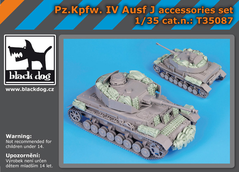 [사전 예약] T35087 1/35 Pz Kpfw IV Ausf J accessories set for Dragon