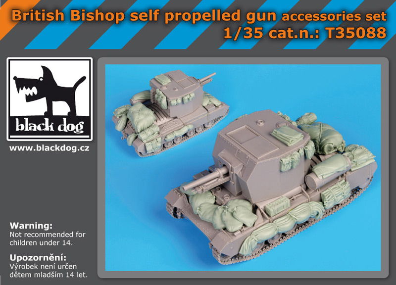 [사전 예약] T35088 1/35 British Bishop accessories set for Bronco models