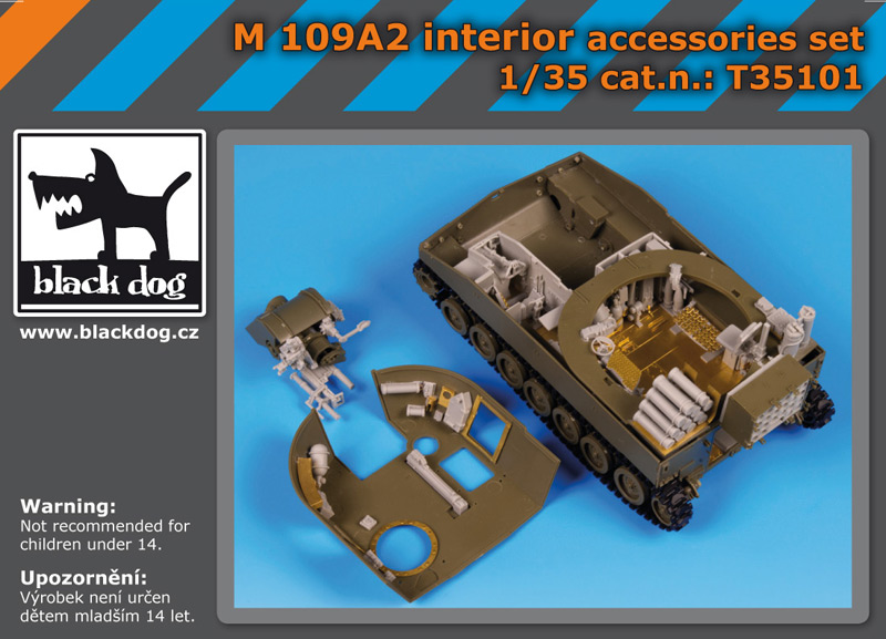 [사전 예약] T35101 1/35 M 109 A2 interier accessories set for AFV