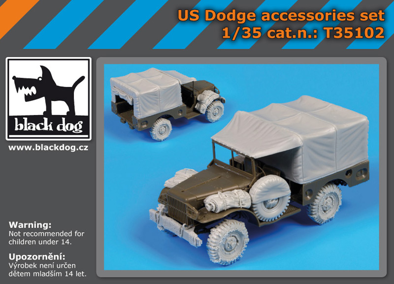 [사전 예약] T35102 1/35 US Dodge accessories set for AFV