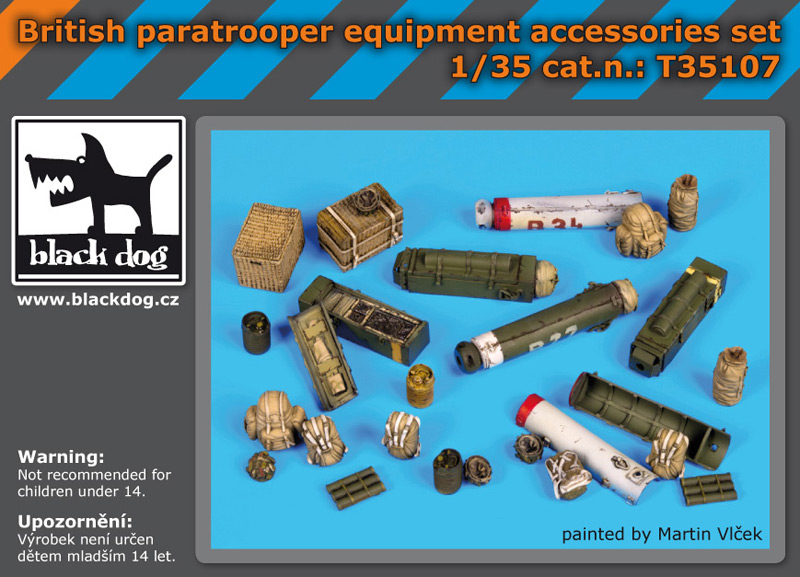 [사전 예약] T35107 1/35 British paratrooper equipment accessories set