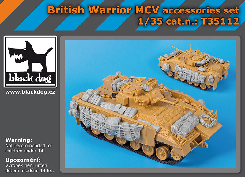 [사전 예약] T35112 1/35 British Warrior MCV accessories set for Academy
