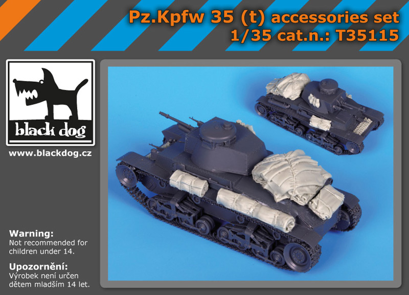 [사전 예약] T35115 1/35 Pz Kpfw 35 /t / accessories set for Academy