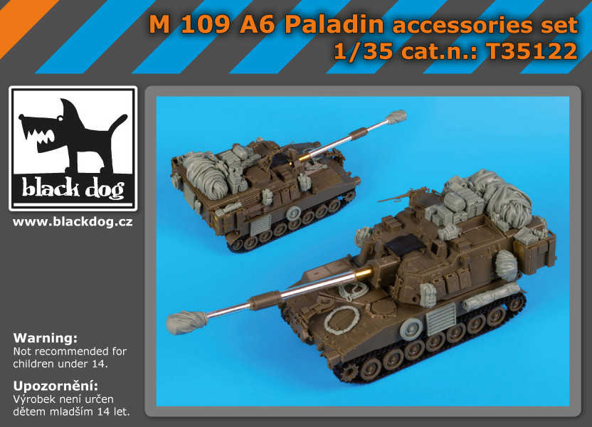 [사전 예약] T35122 1/35 M-109 A6 Paladin accessories set for AFV