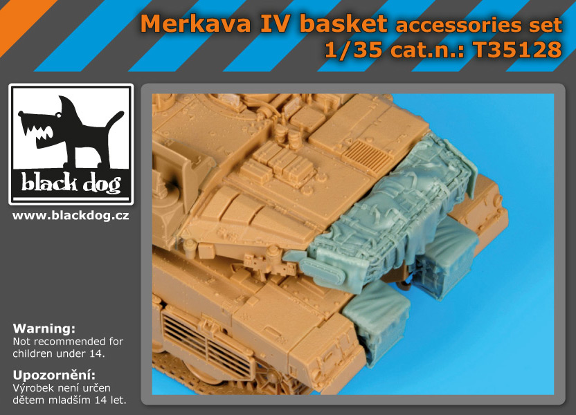 [사전 예약] T35128 1/35 Merkava IV basket accessories set for Hobby Boss