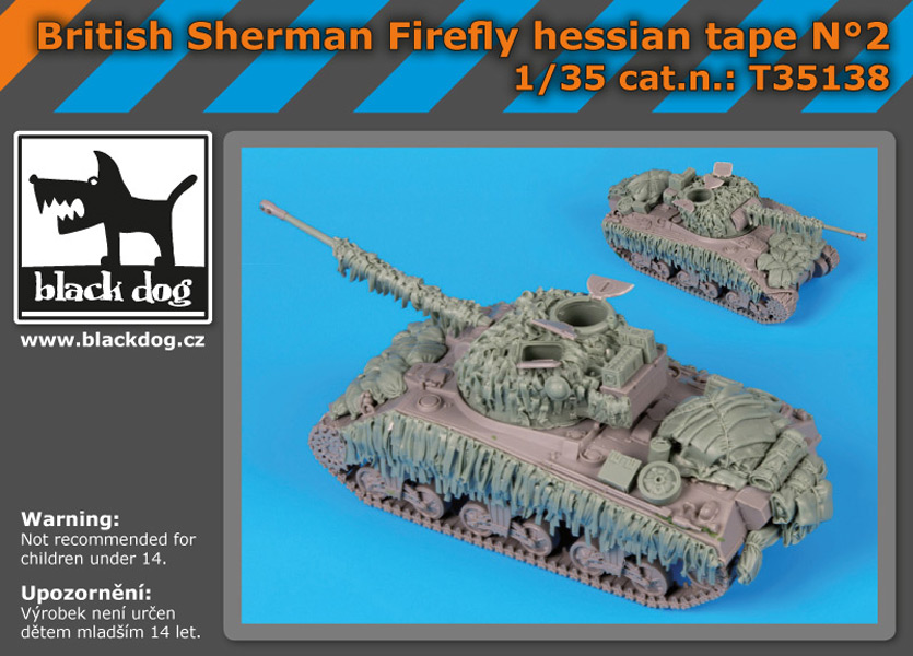 [사전 예약] T35138 British Sherman Firefly hessian tape N°2 for Dragon