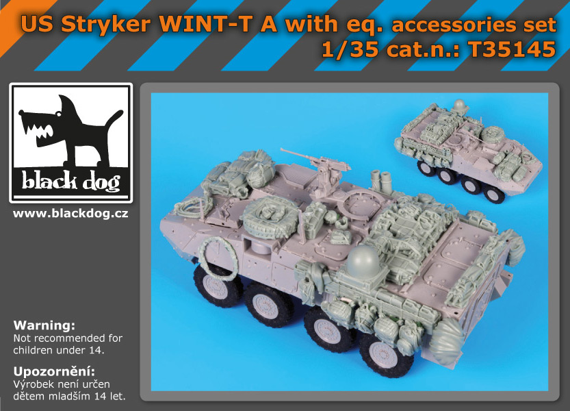 [사전 예약] T35145 1/35 US Stryker WINT-T A plus equipment set for Trumpeter