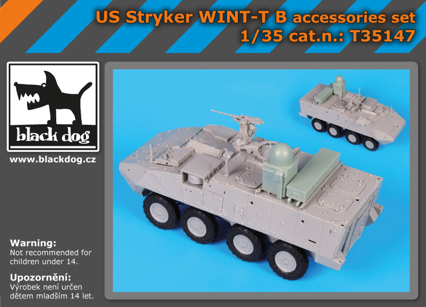 [사전 예약] T35147 1/35 US Stryker WINT -T B accessories set for Trumpeter