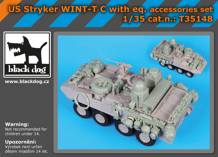[사전 예약] T35148 1/35 US Stryker WINT-T C with equip.accessories set for Trumpeter