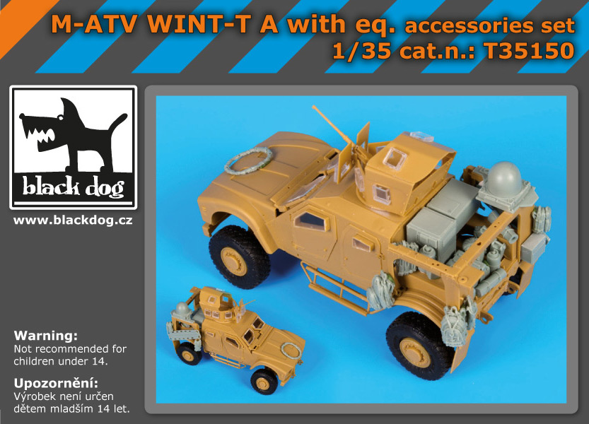 [사전 예약] T35150 1/35 M-ATV WINT-T A with equip.accessories set for Panda
