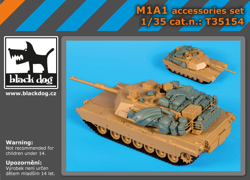 [사전 예약] T35154 1/35 M1A1 accessoriesset for Dragon