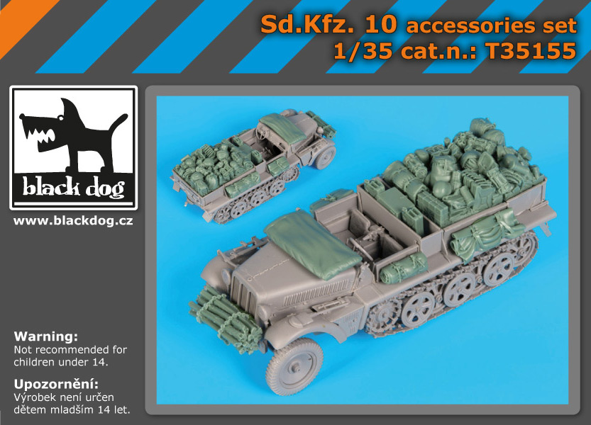 [사전 예약] T35155 1/35 Sd.Kfz 10 accessories set for Dragon