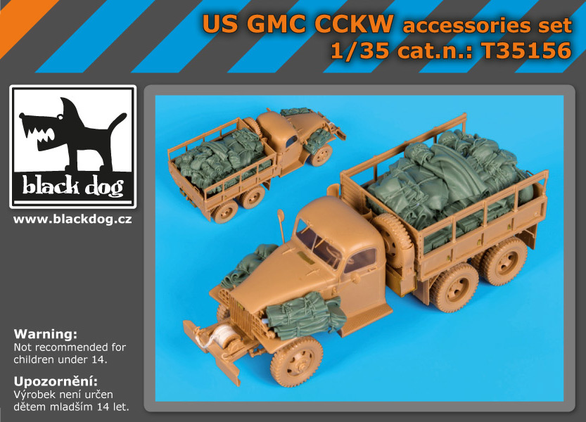 [사전 예약] T35156 1/35 US GMC CCKW accessories set for Hobby Boss