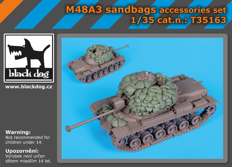 [사전 예약] T35163 1/35 M48A3 accessories set for Dragon